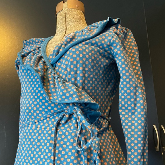 Matilda Jane Reunion Wrap Ruffle Dress Size Medium - Picture 2 of 8